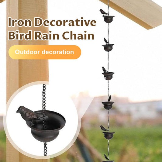 Iron Decorative Bird Rain Chain