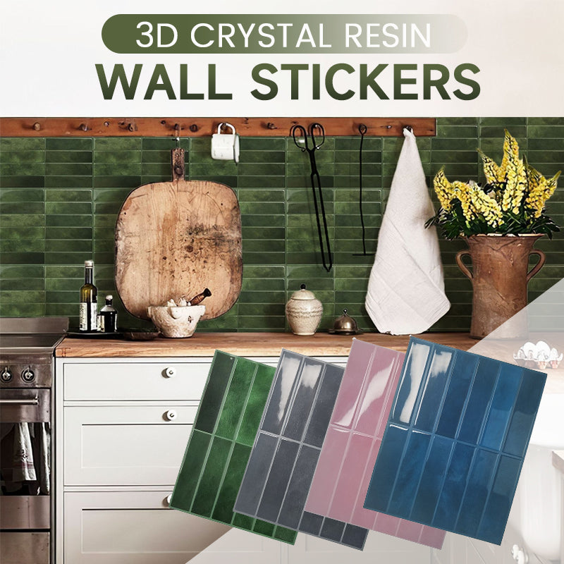 3D Crystal Resin Wall Stickers