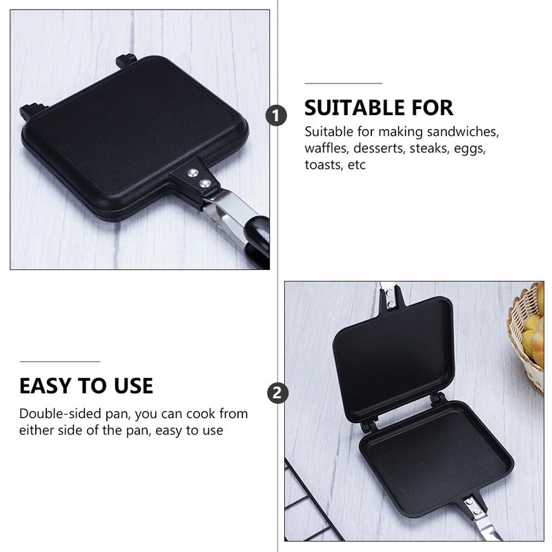 🥪Two Sided Sandwich Pan 🔥Last day for 50% off