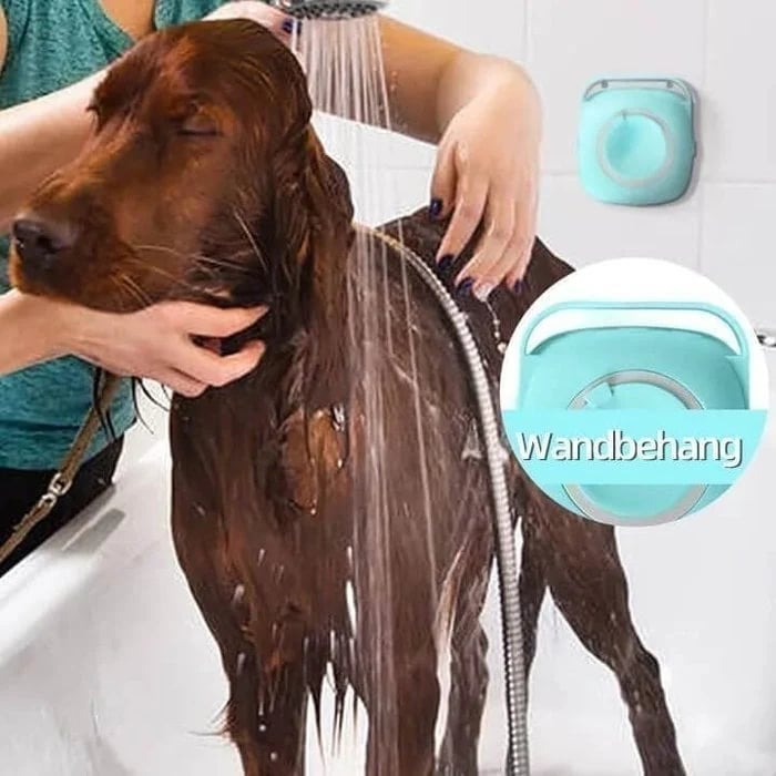 🧼🧼Bathroom 🐶Horse Dog Cat🐱 Bath Brush Massage Gloves Soft Safety Silicone Comb Pet Accessories❤️