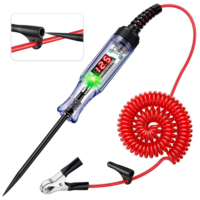 Heavy Duty 5-90V Digital LED Circuit Tester