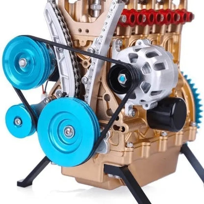 8-Cylinder Full Metal Car Engine Model